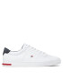 Tommy Hilfiger Сникърси Essential Leather Detail Vulc FM0FM04047 Бял - Pepit.bg