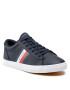 Tommy Hilfiger Сникърси Essential Leather Vulc Stripes FM0FM03722 Тъмносин - Pepit.bg