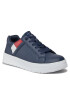 Tommy Hilfiger Сникърси Flag Low Cut Lace-Up Sneaker T3X9-33356-1355 S Тъмносин - Pepit.bg