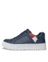 Tommy Hilfiger Сникърси Flag Low Cut Lace-Up Sneaker T3X9-33356-1355 S Тъмносин - Pepit.bg