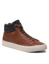 Tommy Hilfiger Сникърси High Premium Leather Felt Vulc FM0FM03269 Кафяв - Pepit.bg