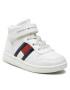 Tommy Hilfiger Сникърси High Top Lace-Up/Velcro Sneaker T3A9-32330-1438 M Бял - Pepit.bg