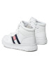 Tommy Hilfiger Сникърси HighTop Lace-Up Sneaker T3A9-32345-1351 S Бял - Pepit.bg