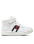 Tommy Hilfiger Сникърси Higt Top Lace-Up/Velcro Sneaker T3A9-32330-1438 S Бял - Pepit.bg