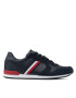 Tommy Hilfiger Сникърси Iconic Leather Runner FM0FM03272 Тъмносин - Pepit.bg