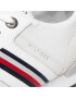 Tommy Hilfiger Сникърси Iconic Sock Runner Mix FM0FM04137 Бял - Pepit.bg