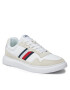 Tommy Hilfiger Сникърси Light Cupsole Lth Mix Stripes FM0FM04889 Бял - Pepit.bg