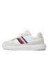 Tommy Hilfiger Сникърси Light Cupsole Lth Mix Stripes FM0FM04889 Бял - Pepit.bg