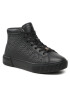 Tommy Hilfiger Сникърси Monogram Leather Sneaker High FW0FW06856 Черен - Pepit.bg