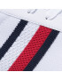 Tommy Hilfiger Сникърси Retro Knit Stripes Runner FM0FM03610 Бял - Pepit.bg