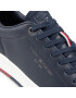 Tommy Hilfiger Сникърси Retro Tennis Cupsole Leather FM0FM03726 Тъмносин - Pepit.bg