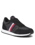 Tommy Hilfiger Сникърси Runner Lo Mix Ripstop FM0FM03737 Черен - Pepit.bg