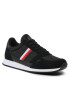 Tommy Hilfiger Сникърси Runner Lo Vintage Mix FM0FM03431 Черен - Pepit.bg