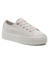 Tommy Hilfiger Сникърси Shiny Flatform Vulc Sneaker FW0FW05536 Бял - Pepit.bg