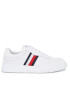 Tommy Hilfiger Сникърси Supercup Leather Stripes FM0FM04824 Бял - Pepit.bg
