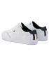 Tommy Hilfiger Сникърси Tommy Jacquard Leather Sneaker FW0FW04602 Бял - Pepit.bg