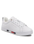 Tommy Hilfiger Сникърси Tricolor Insert Sneaker FW0FW06729 Бял - Pepit.bg