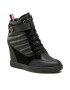 Tommy Hilfiger Сникърси Wedge Sneaker Boot FW0FW06752 Черен - Pepit.bg