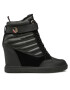 Tommy Hilfiger Сникърси Wedge Sneaker Boot FW0FW06752 Черен - Pepit.bg