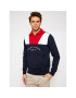 Tommy Hilfiger Суитшърт Clor Block Mock Neck MW0MW17390 Тъмносин Regular Fit - Pepit.bg