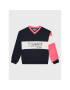 Tommy Hilfiger Суитшърт Colorblock KG0KG06657 Тъмносин Regular Fit - Pepit.bg