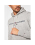 Tommy Hilfiger Суитшърт Core Logo MW0MW10752 Сив Regular Fit - Pepit.bg