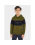 Tommy Hilfiger Суитшърт Essential Colorblock KB0KB08385 M Зелен Regular Fit - Pepit.bg