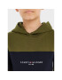 Tommy Hilfiger Суитшърт Essential Colorblock KB0KB08385 M Зелен Regular Fit - Pepit.bg