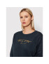 Tommy Hilfiger Суитшърт Fleece Gold Script WW0WW33846 Тъмносин Regular Fit - Pepit.bg