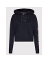 Tommy Hilfiger Суитшърт Half Zip UW0UW03587 Тъмносин Regular Fit - Pepit.bg