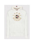 Tommy Hilfiger Суитшърт ICONS Roundall Graphic MW0MW24345 Бял Regular Fit - Pepit.bg