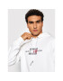 Tommy Hilfiger Суитшърт Lines MW0MW20952 Бял Regular Fit - Pepit.bg