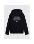 Tommy Hilfiger Суитшърт Logo KB0KB07027 M Тъмносин Regular Fit - Pepit.bg