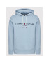 Tommy Hilfiger Суитшърт Logo MW0MW11599 Син Regular Fit - Pepit.bg