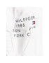 Tommy Hilfiger Суитшърт Off Placement Text MW0MW29303 Бял Regular Fit - Pepit.bg