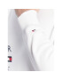 Tommy Hilfiger Суитшърт Off Placement Text MW0MW29303 Бял Regular Fit - Pepit.bg