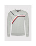 Tommy Hilfiger Суитшърт Split Corp Stripe Crewneck MW0MW21116 Сив Regular Fit - Pepit.bg