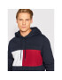 Tommy Hilfiger Суитшърт Structure Flag MW0MW28528 Тъмносин Regular Fit - Pepit.bg