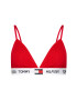 Tommy Hilfiger Сутиен бралет Padded Triangle Bra UW0UW02243 Червен - Pepit.bg