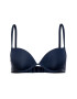 Tommy Hilfiger Сутиен push-up UW0UW00045 Тъмносин - Pepit.bg