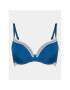 Tommy Hilfiger Сутиен с банели UW0UW04751 Син - Pepit.bg