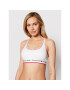 Tommy Hilfiger Сутиен-топ Bralette UW0UW02743 Бял - Pepit.bg