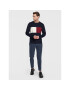 Tommy Hilfiger Текстилни панталони Denton Prince Of Wales MW0MW28648 Син Slim Fit - Pepit.bg