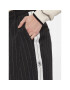 Tommy Hilfiger Текстилни панталони Relaxed Straight Pinstripe Pant WW0WW40513 Черен Straight Fit - Pepit.bg