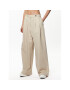 Tommy Hilfiger Текстилни панталони WW0WW38596 Бежов Wide Leg - Pepit.bg