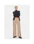 Tommy Hilfiger Текстилни панталони WW0WW39075 Бежов Wide Leg - Pepit.bg