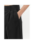 Tommy Hilfiger Текстилни панталони WW0WW39707 Черен Wide Leg - Pepit.bg