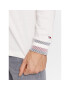 Tommy Hilfiger Тениска с дълъг ръкав Collegiate MW0MW32591 Бял Regular Fit - Pepit.bg