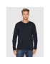 Tommy Hilfiger Тениска с дълъг ръкав Henley UM0UM02381 Тъмносин Regular Fit - Pepit.bg