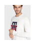 Tommy Hilfiger Тениска с дълъг ръкав Lux Monogram MW0MW28229 Бежов Regular Fit - Pepit.bg